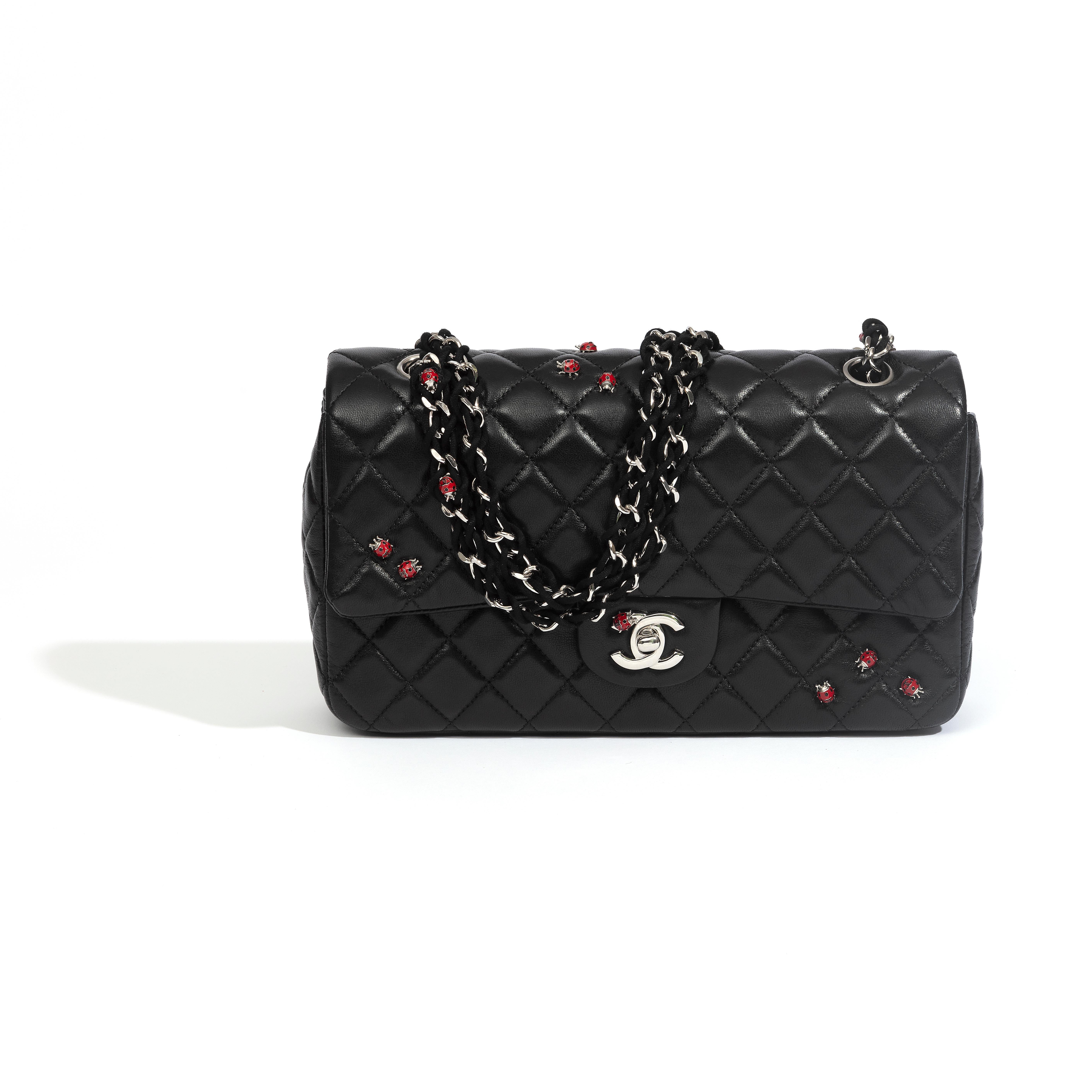 Chanel Classic Medium Ladybug Flap Bag In Excellent Condition In London, GB
