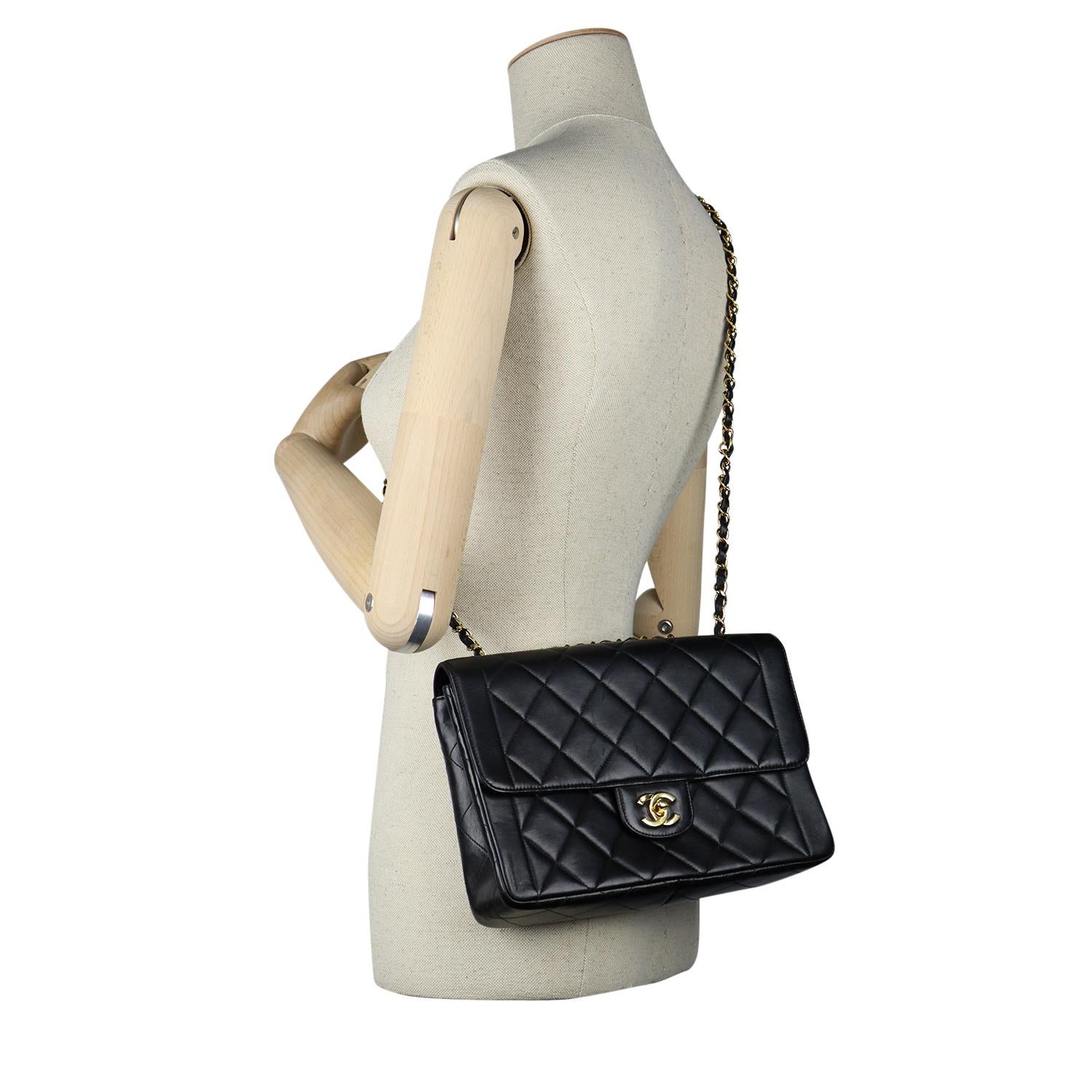 Chanel Classic Medium Single Crossbody Flap Bag For Sale 7