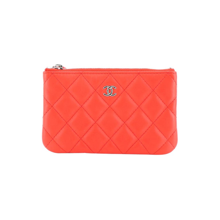 Chanel Classic Card Holder Quilted Lambskin at 1stDibs