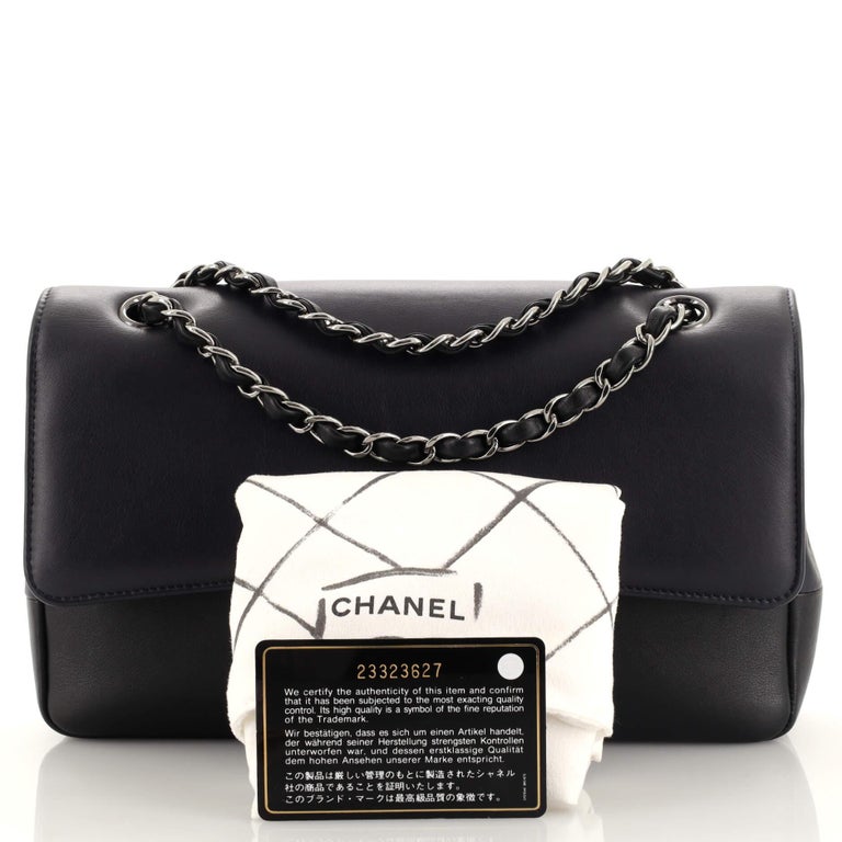 Chanel Classic Pure Double Flap Bag Calfskin Medium For Sale at 1stDibs