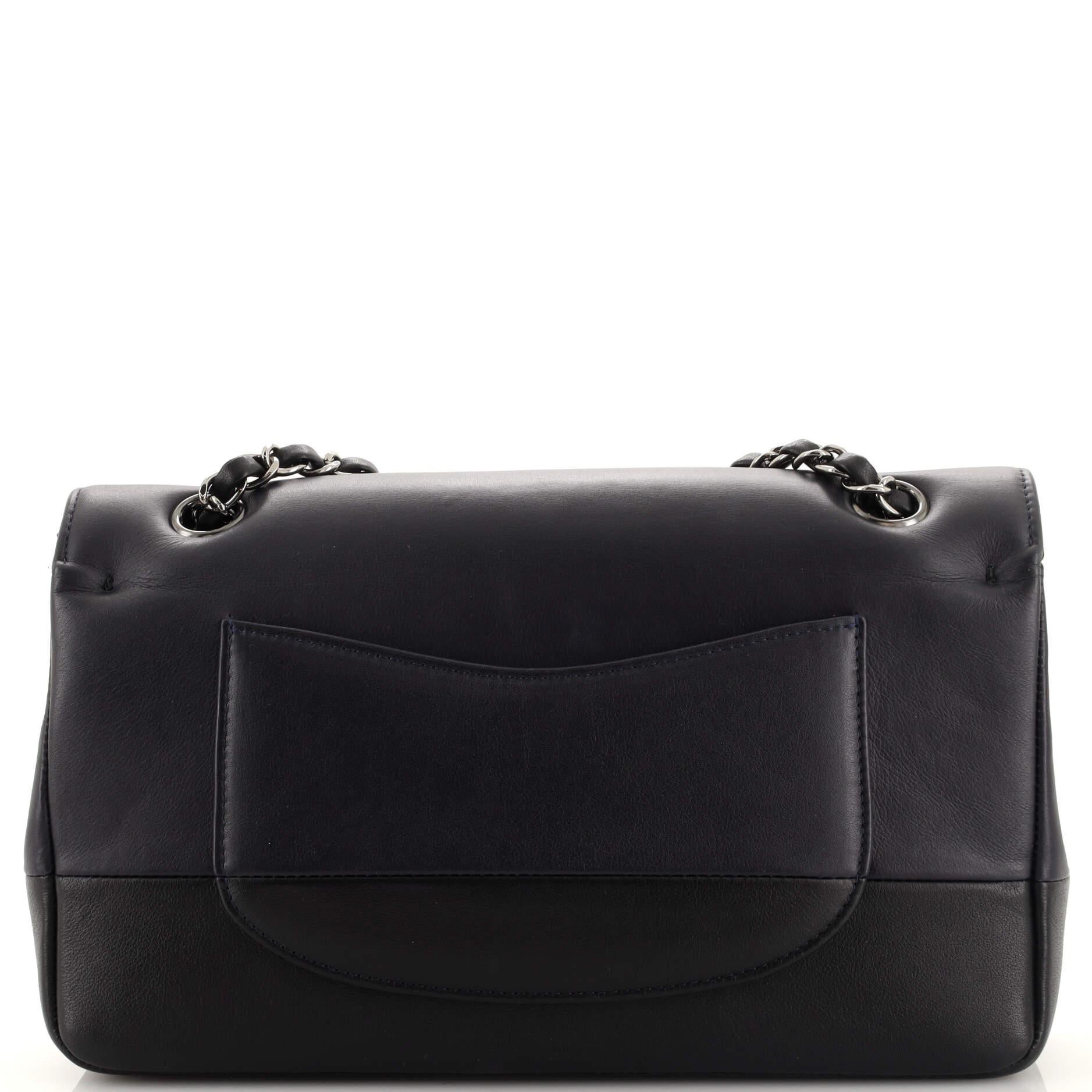 Women's Chanel Classic Pure Double Flap Bag Calfskin Medium For Sale