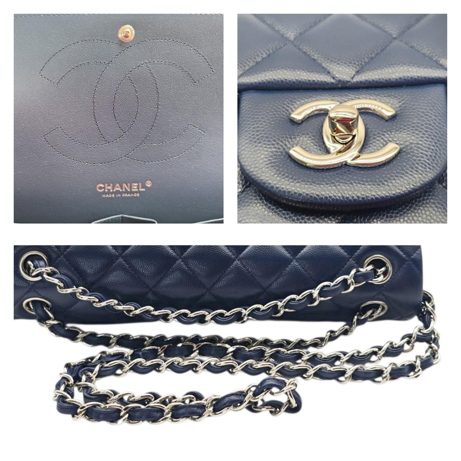 Chanel Classic Quilted Caviar Jumbo Double Flap Bag 5