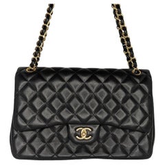 Chanel Classic Quilted Lambskin Double Maxi Flap