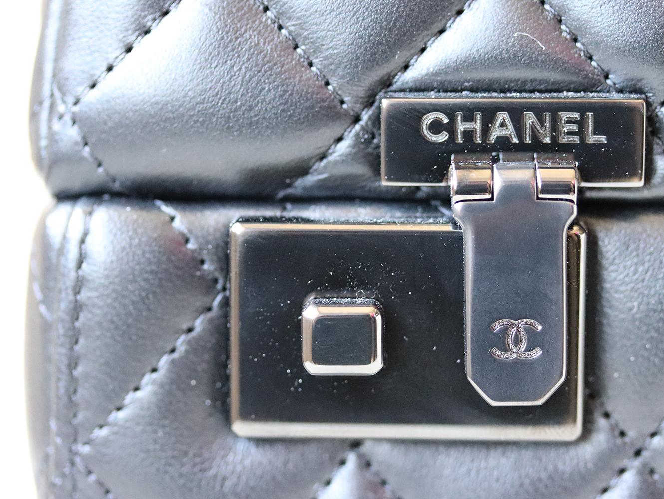 Women's Chanel Classic Quilted Luggage Box Flap Bag 