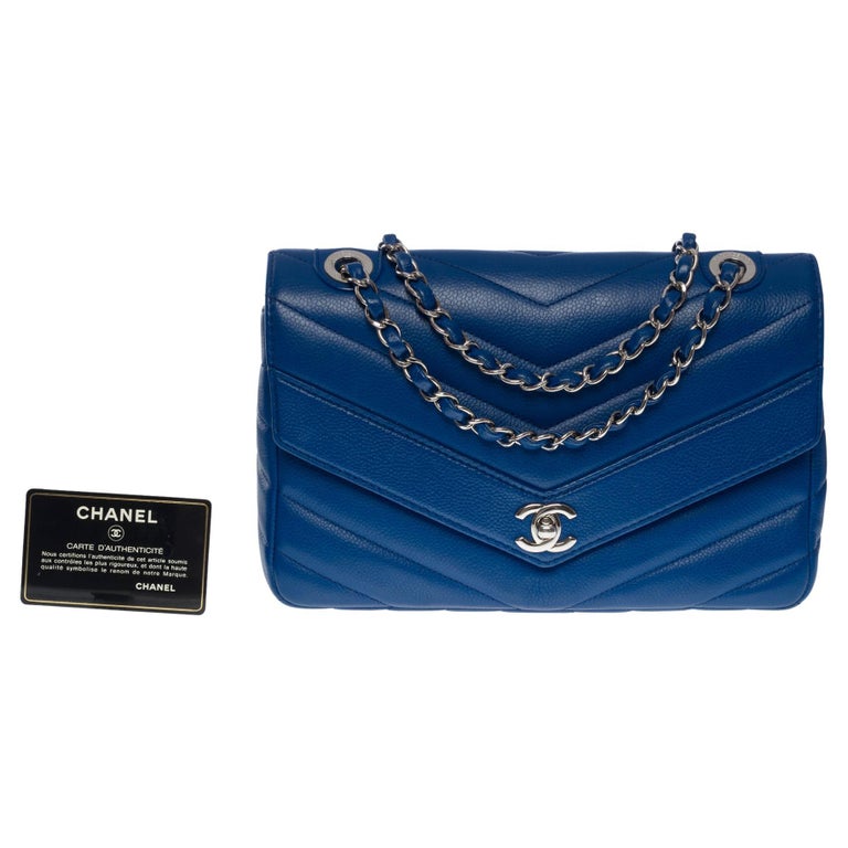 Blue Chanel Shoulder Bag - 284 For Sale on 1stDibs