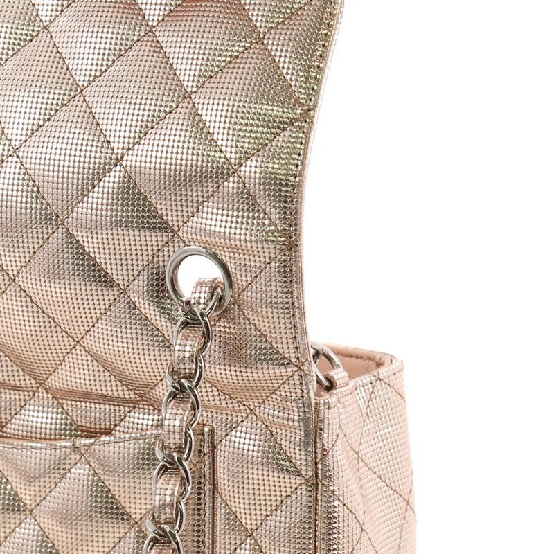 Chanel Classic Single Flap Bag Pixel Effect Quilted Calfskin Mini 1