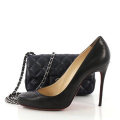 Chanel Classic Single Flap Bag Quilted Caviar Extra Mini