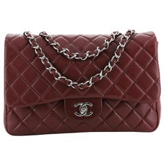 Chanel Classic Single Flap Bag Quilted Caviar Jumbo