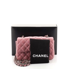 Chanel  Classic Single Flap Bag Quilted Caviar Mini