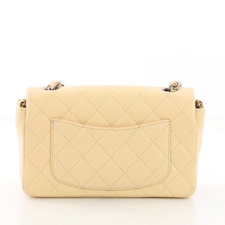 Chanel Classic Single Flap Bag Quilted Caviar Mini at 1stDibs