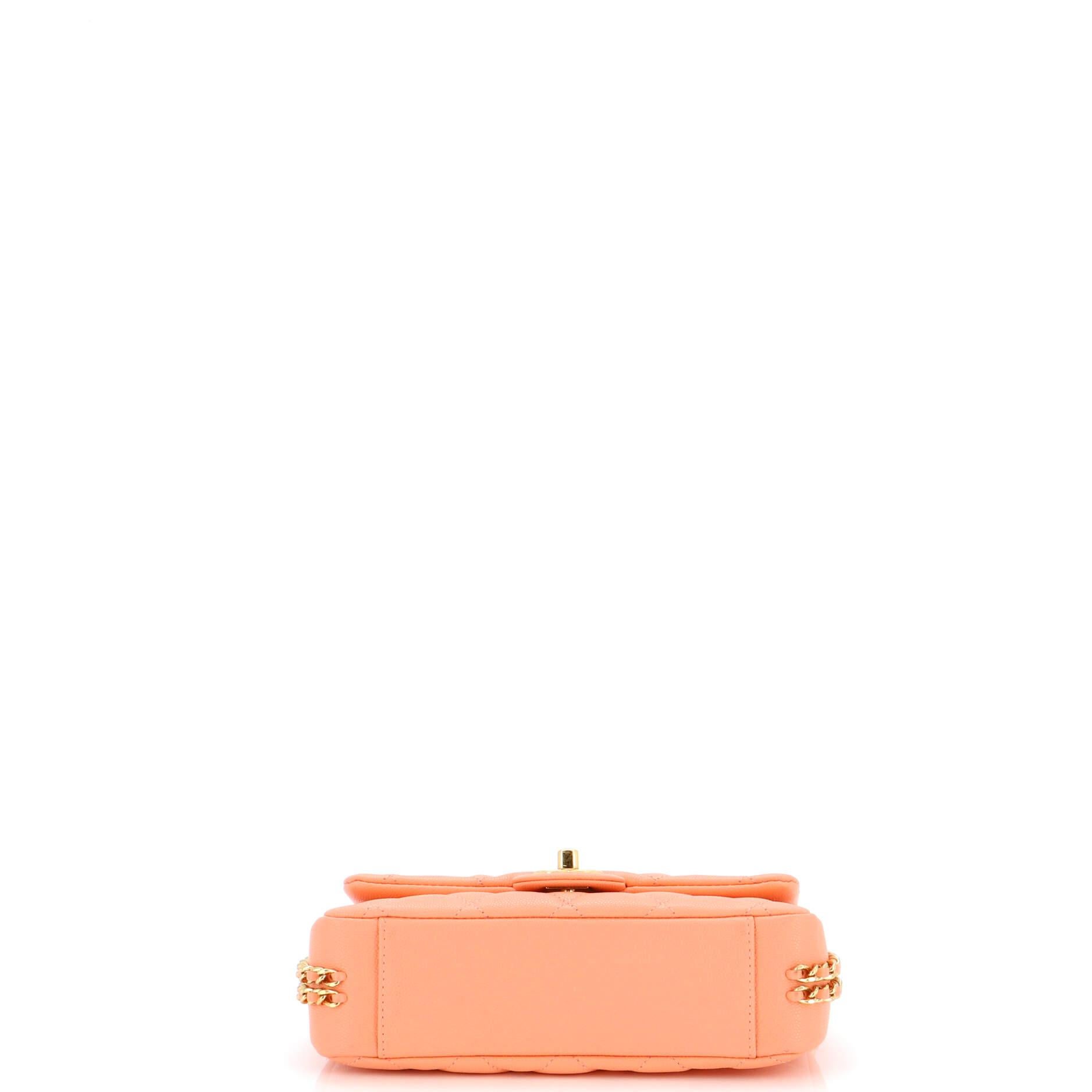 Chanel Classic Single Flap Bag Quilted Caviar Mini For Sale at 1stDibs
