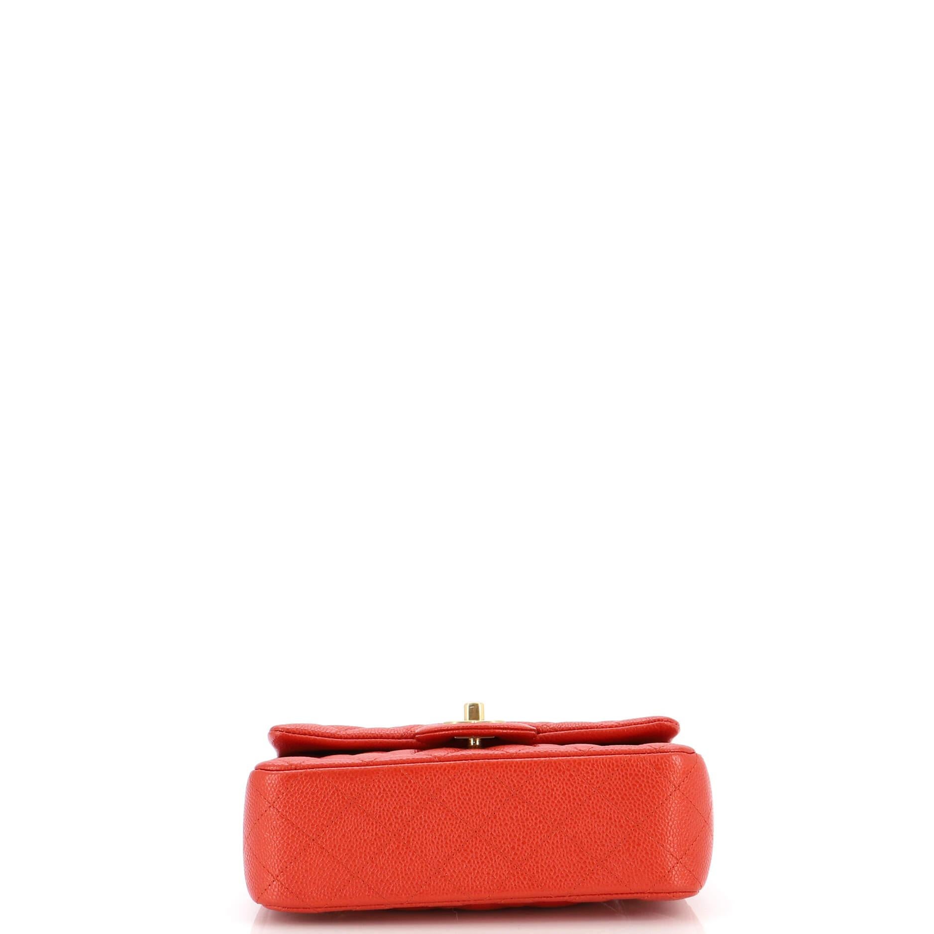 Chanel Classic Single Flap Bag Quilted Caviar Mini For Sale at 1stDibs