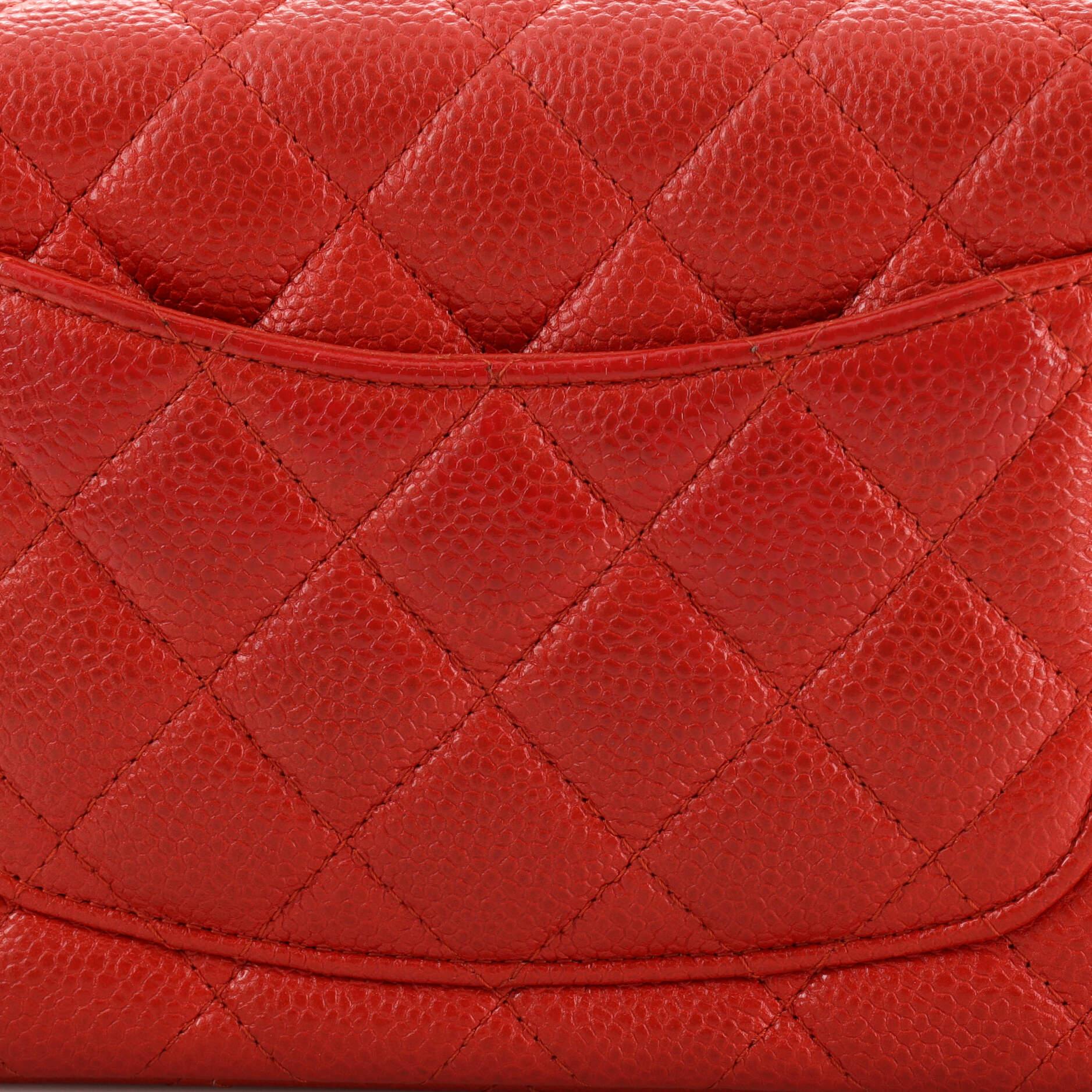 Chanel Classic Single Flap Bag Quilted Caviar Mini 3