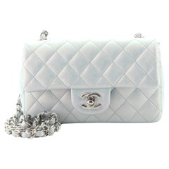Chanel Classic Single Flap Bag Quilted Iridescent Calfskin Mini