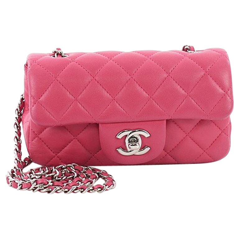 Chanel Classic Single Flap Bag Quilted Lambskin Extra Mini at