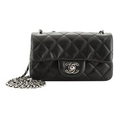 Chanel Classic Single Flap Bag Quilted Lambskin Extra Mini