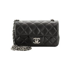 Chanel  Classic Single Flap Bag Quilted Lambskin Extra Mini
