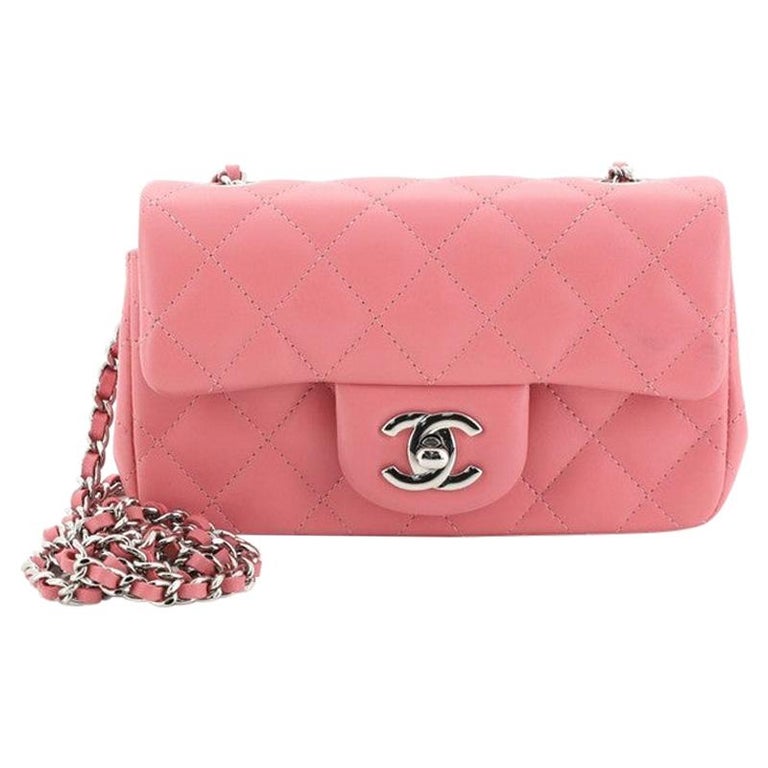 Chanel Classic Single Flap Bag Quilted Lambskin Extra Mini at 1stDibs