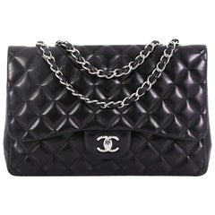 Chanel Classic Single Flap Bag Quilted Lambskin Jumbo