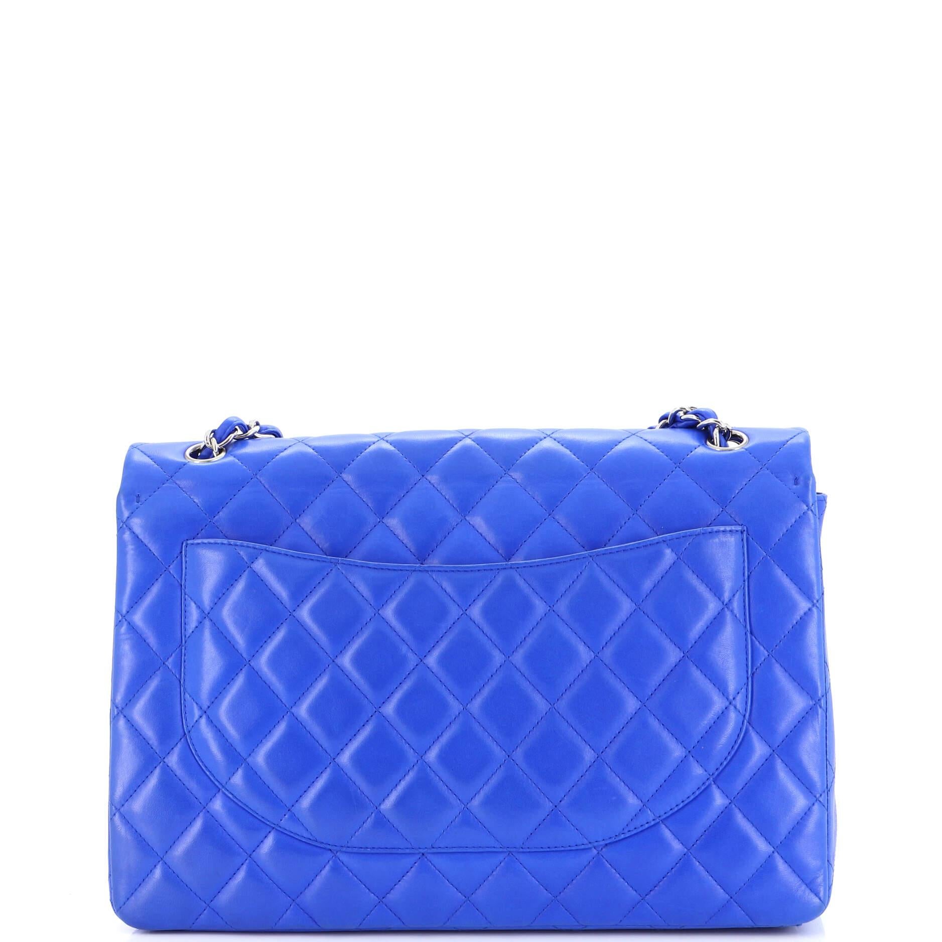 Women's or Men's Chanel Classic Single Flap Bag Quilted Lambskin Maxi