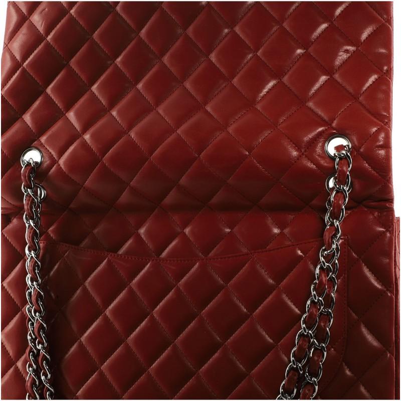 Chanel Classic Single Flap Bag Quilted Lambskin Maxi 2