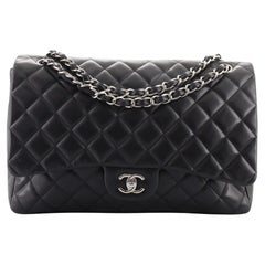 Chanel Classic Single Flap Bag Quilted Lambskin Maxi