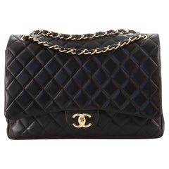 Chanel Classic Single Flap Bag Quilted Lambskin Maxi