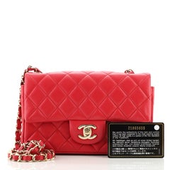 Chanel Classic Single Flap Bag Quilted Lambskin Mini