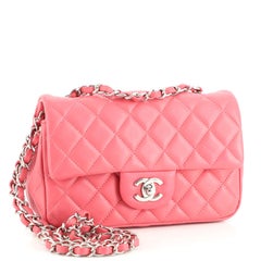 Chanel Classic Single Flap Bag Quilted Lambskin Mini