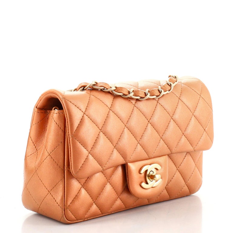 Chanel Classic Single Flap Bag Quilted Lambskin Mini at 1stDibs