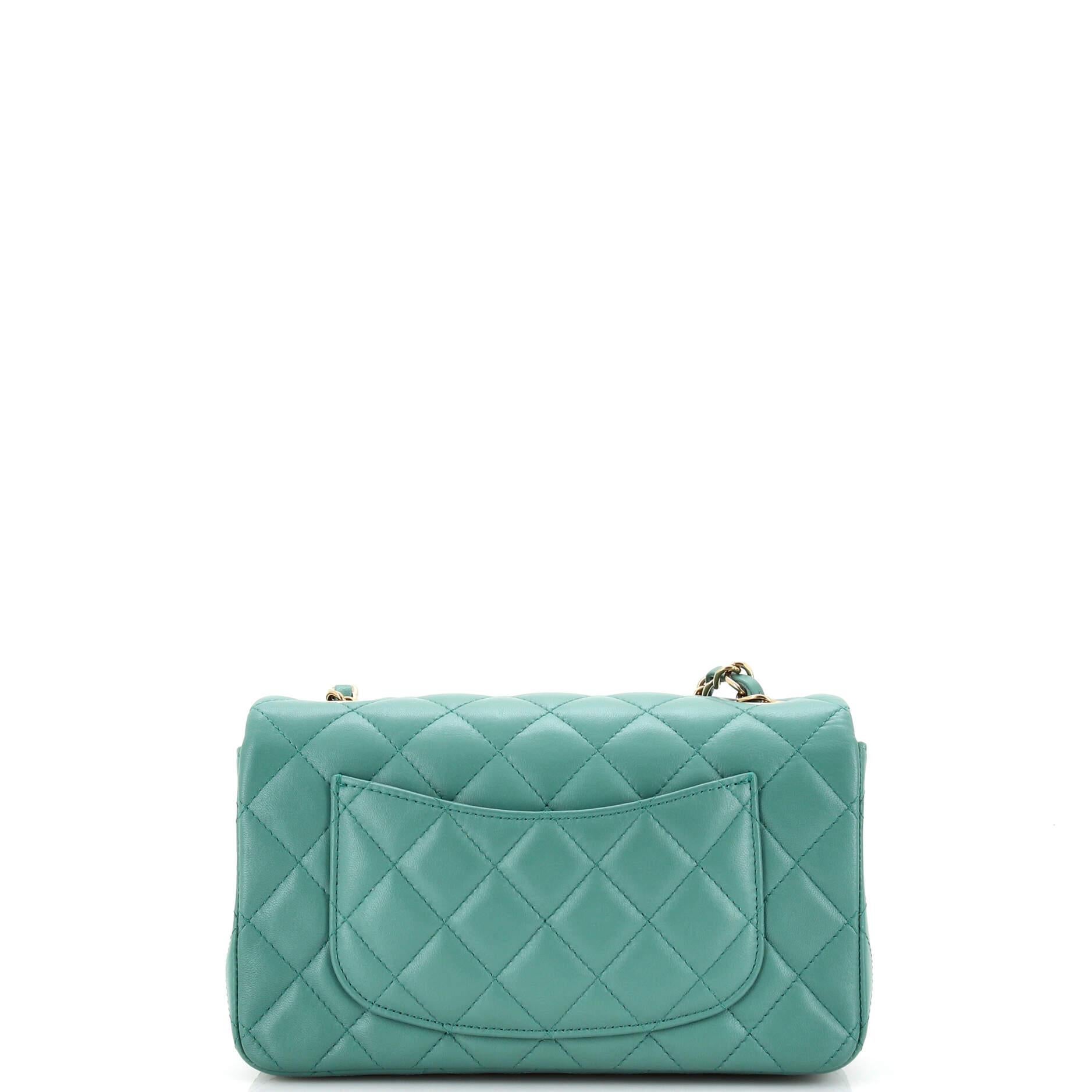 Chanel Classic Single Flap Bag Quilted Lambskin Mini 1