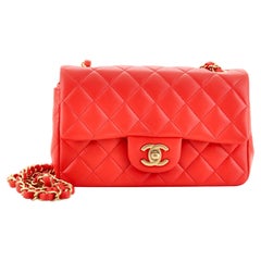 Chanel Classic Single Flap Bag Quilted Lambskin Mini Chanel Classic Single Flap Bag Quilted Lambskin Mini