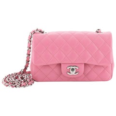 Chanel Classic Single Flap Bag Quilted Lambskin Mini