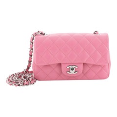 Chanel Classic Single Flap Bag Quilted Lambskin Mini