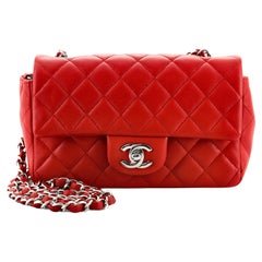 Chanel Classic Single Flap Bag Quilted Lambskin Mini