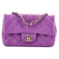 Chanel Classic Single Flap Bag Quilted Lambskin Mini