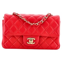 Chanel Classic Single Flap Bag Quilted Lambskin Mini