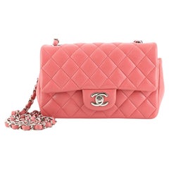 Chanel Classic Single Flap Bag Quilted Lambskin Mini