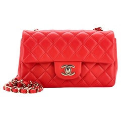 Chanel Classic Single Flap Bag Quilted Lambskin Mini
