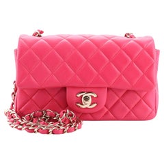 Chanel Classic Single Flap Bag Quilted Lambskin Mini