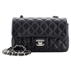 Chanel Classic Single Flap Bag Quilted Lambskin Mini