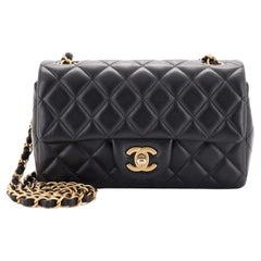 Chanel Classic Single Flap Bag Quilted Lambskin Mini