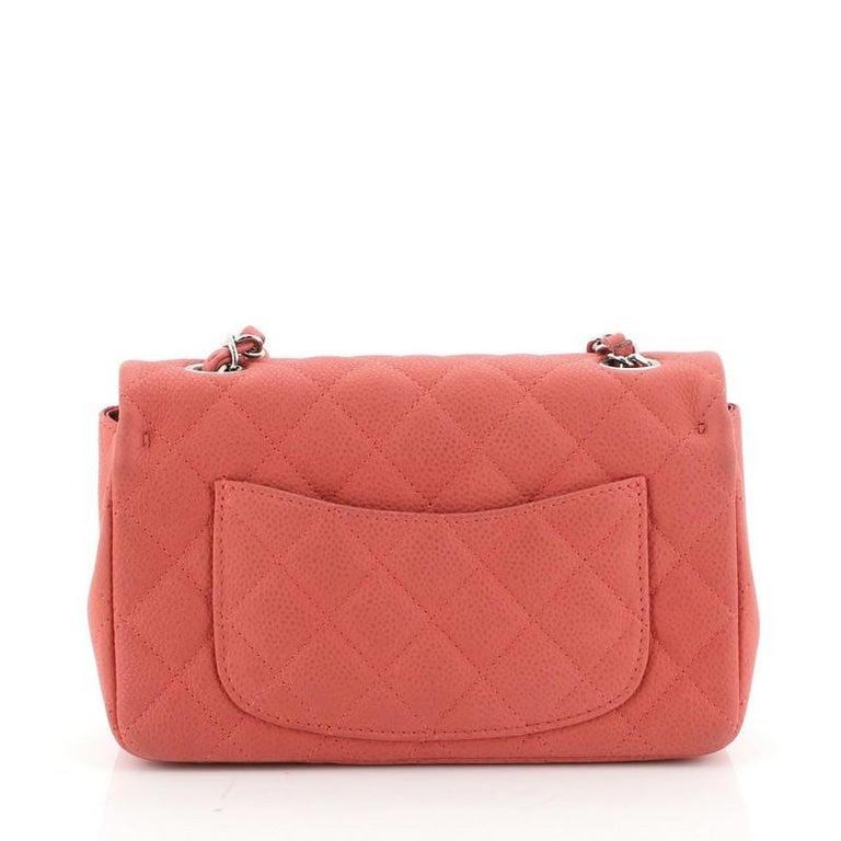 Chanel Classic Single Flap Bag Quilted Matte Caviar Mini at 1stDibs ...