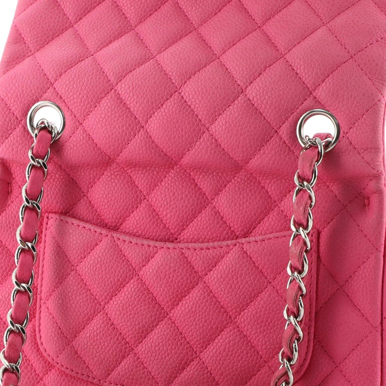 Chanel Classic Single Flap Bag Quilted Matte Caviar Mini at 1stDibs