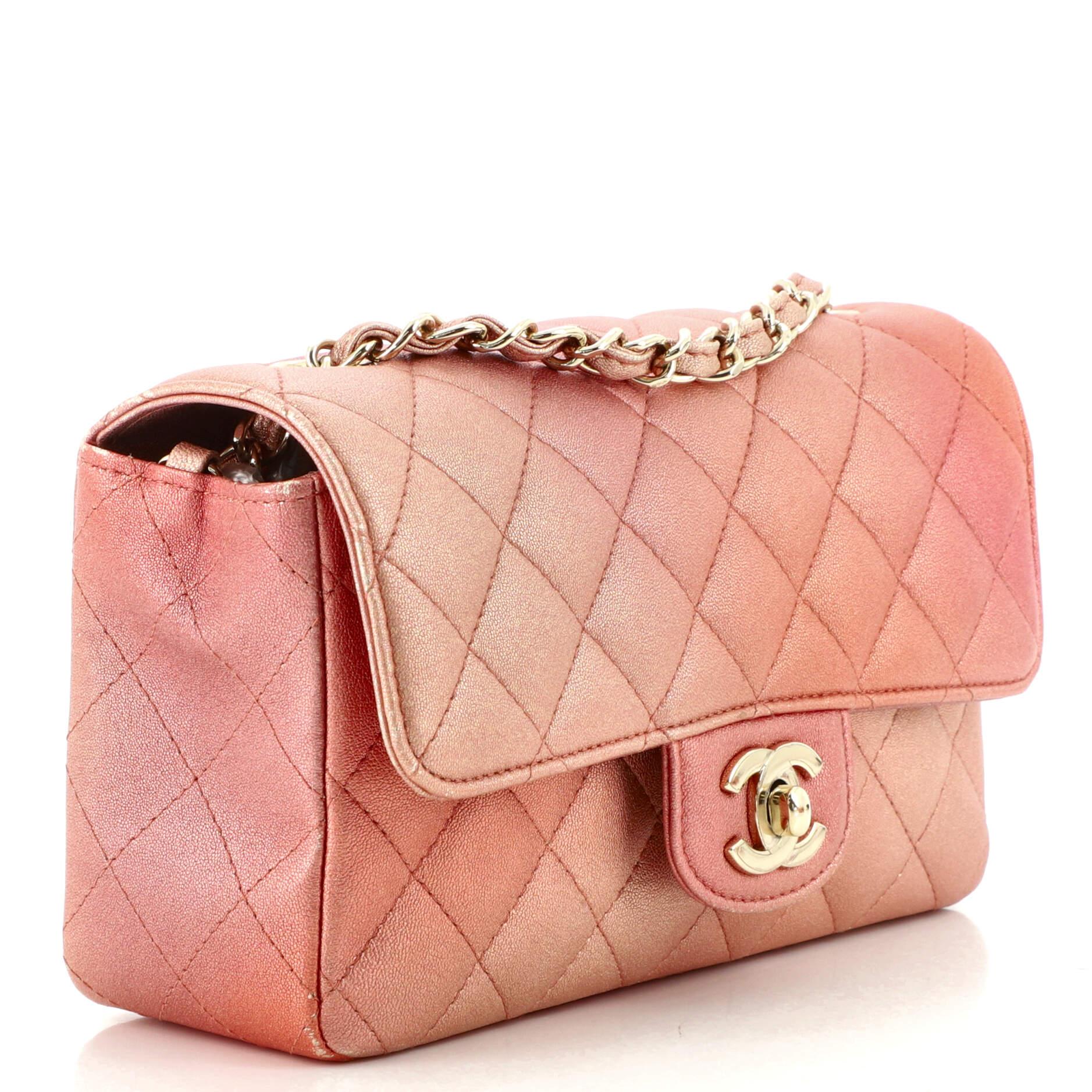 chanel pink ombre bag