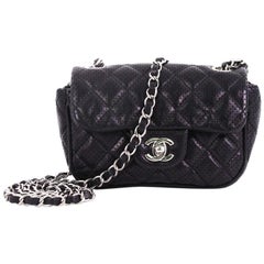 Chanel Classic Single Flap Bag Quilted Patent Maxi