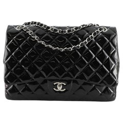 Chanel Classic Single Flap Bag Quilted Patent Maxi Chanel Classic Single Flap Bag Quilted Patent Maxi