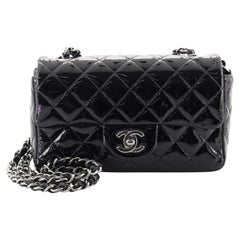 Chanel Classic Single Flap Bag Quilted Patent Mini