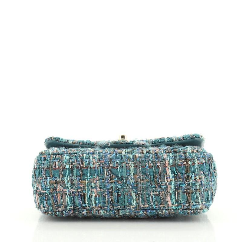chanel mini flap tweed