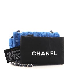Chanel Classic Single Flap Bag Quilted Tweed Mini